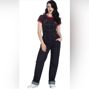 Hell Bunny Denim Overalls  Size S